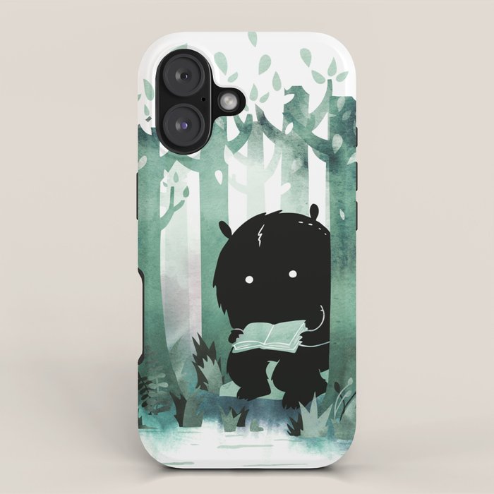 A Quiet Spot (in green) iPhone Case Gallery Image 1