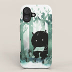 A Quiet Spot (in green) iPhone Case Gallery Image 1