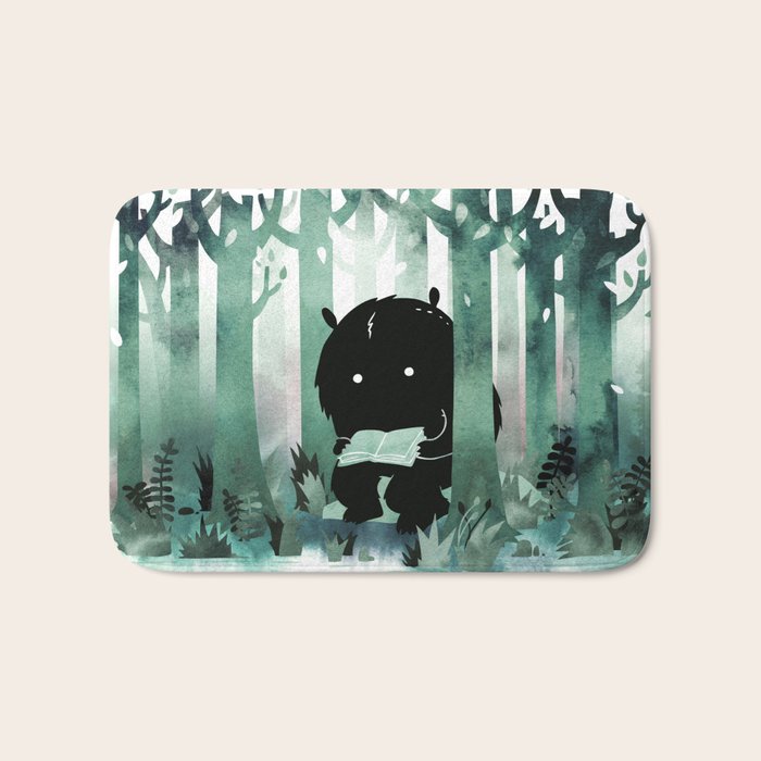 A Quiet Spot (in green) Bath Mat Gallery Image 1