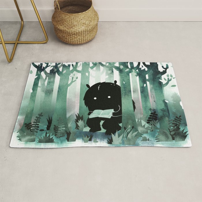 A Quiet Spot (in green) Rug Gallery Image 1