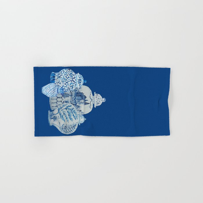 4 Four 4 Blue and White Ginger Jars  Bath Towel Gallery Image 1