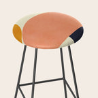 mid century geometric Stool Gallery Image 2