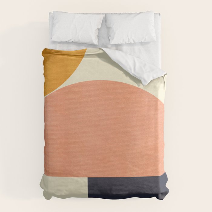 mid century geometric Duvet Cover Gallery Image 1