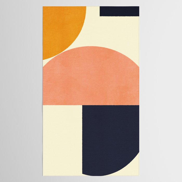 mid century geometric Tablecloth Gallery Image 2