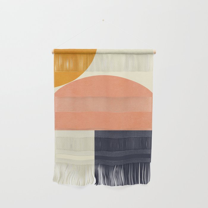 mid century geometric Wall Hanging Gallery Image 1