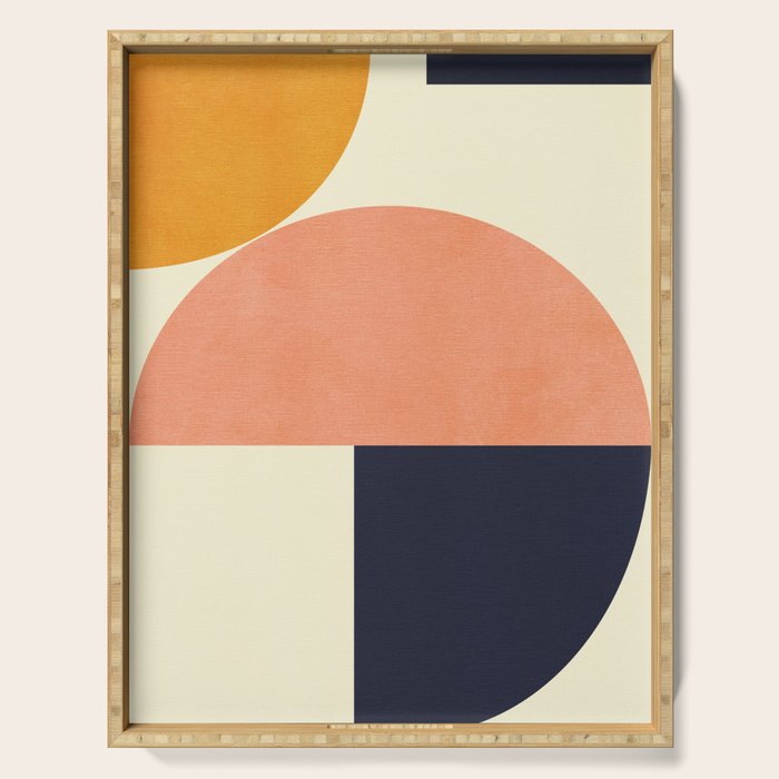 mid century geometric Serving Tray Gallery Image 1