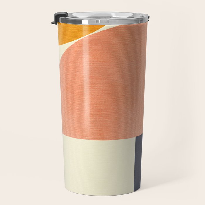 mid century geometric Travel Mug Gallery Image 3