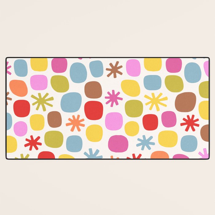 Happy Dot Parade Desk Mat Gallery Image 3
