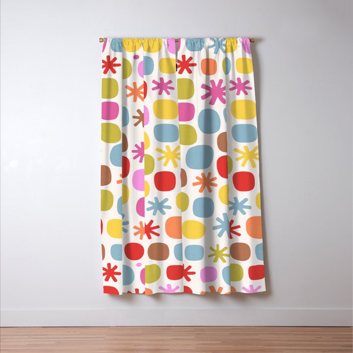 Happy Dot Parade Window Curtain Gallery Image 3