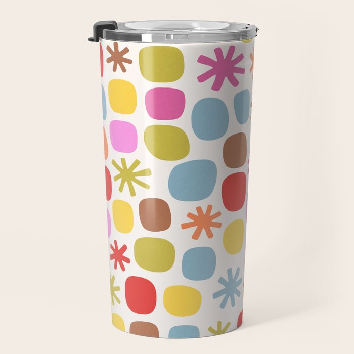 Happy Dot Parade Travel Mug Gallery Image 3