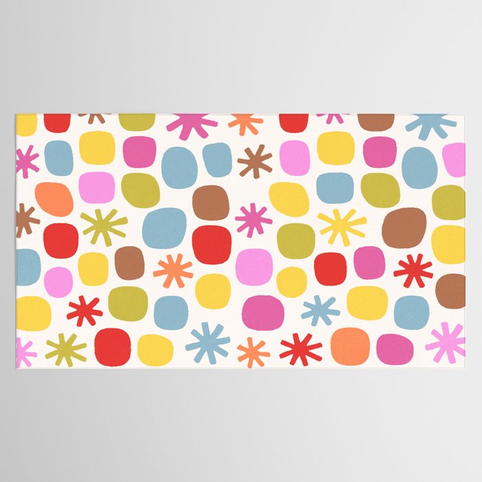 Happy Dot Parade Tablecloth Gallery Image 2