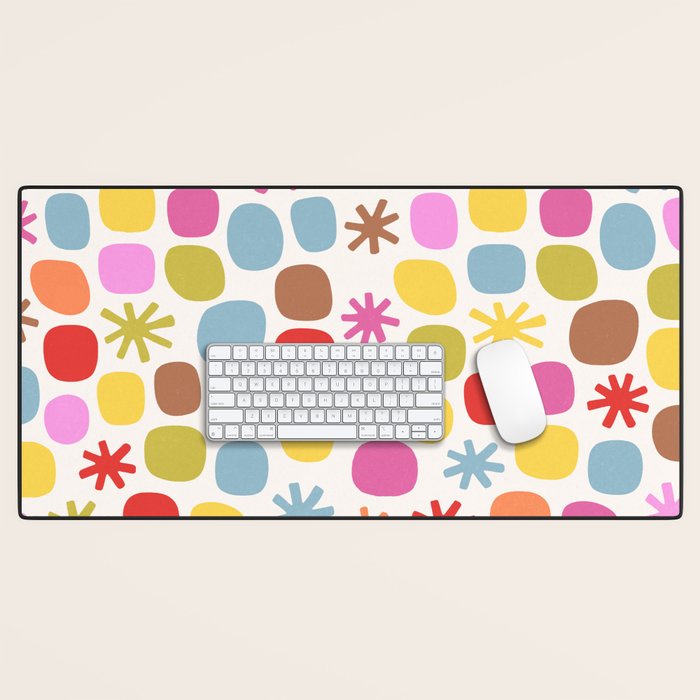 Happy Dot Parade Desk Mat Gallery Image 1