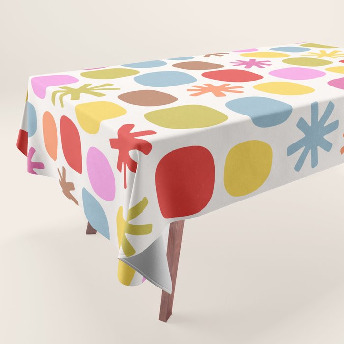 Happy Dot Parade Tablecloth Gallery Image 1