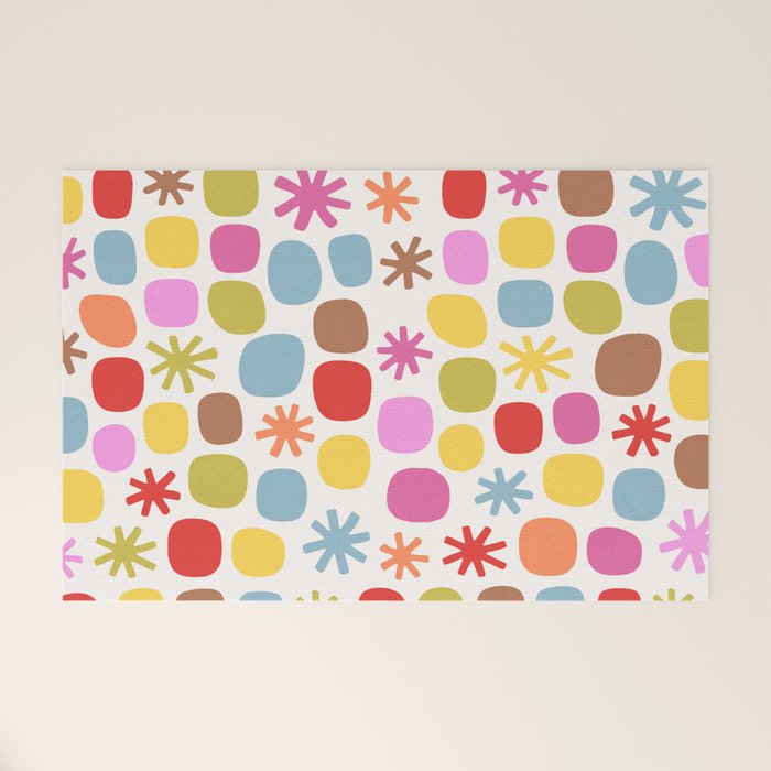 Happy Dot Parade Welcome Mat Gallery Image 1