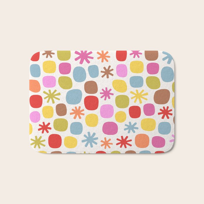 Happy Dot Parade Bath Mat Gallery Image 1