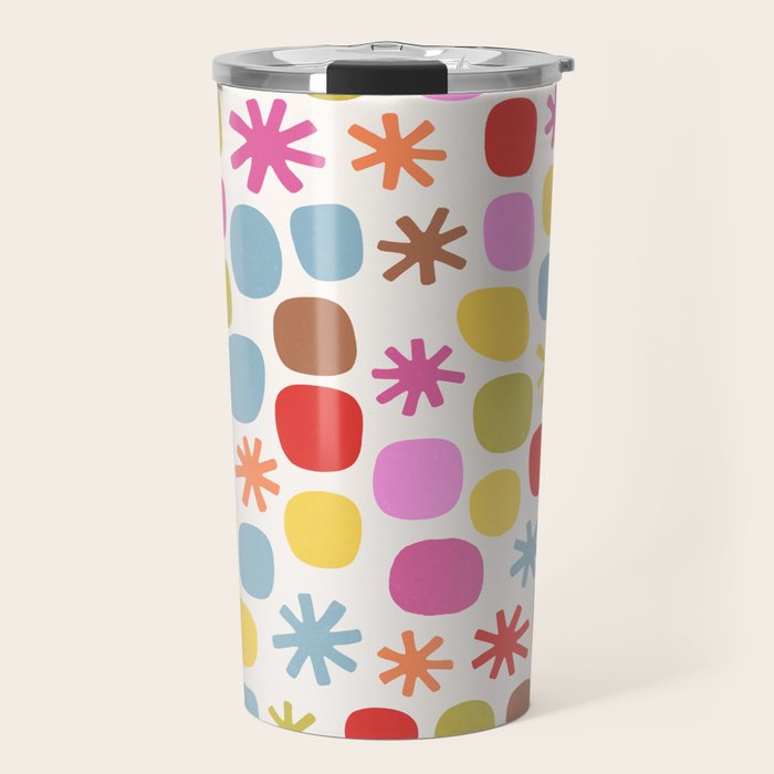 Happy Dot Parade Travel Mug Gallery Image 1