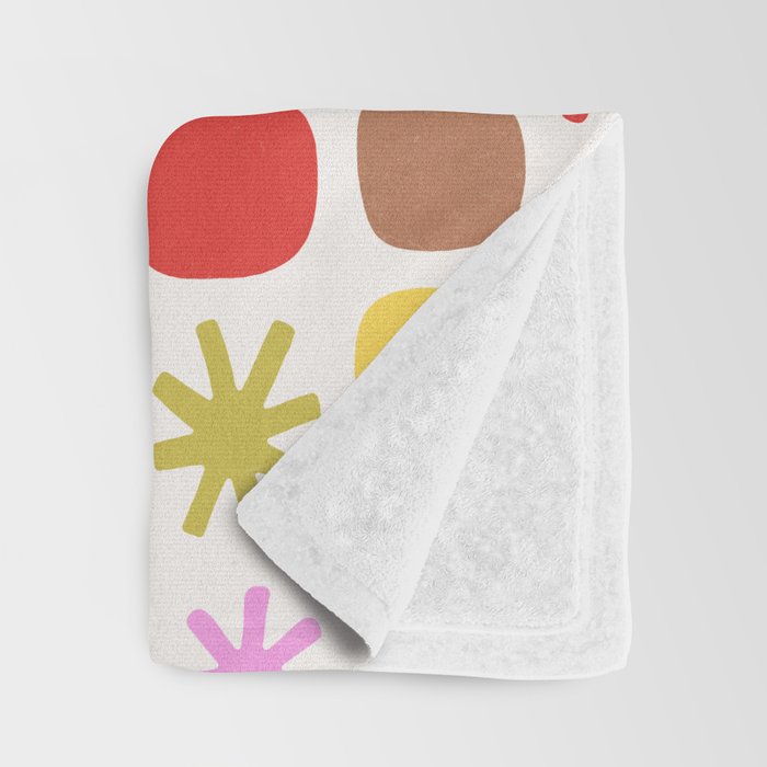 Happy Dot Parade Throw Blanket Gallery Image 3