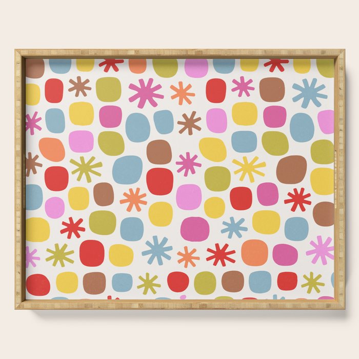Happy Dot Parade Serving Tray Gallery Image 1