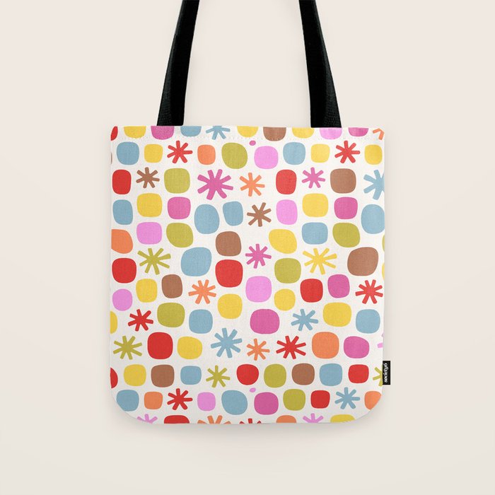 Happy Dot Parade Tote Bag Gallery Image 1