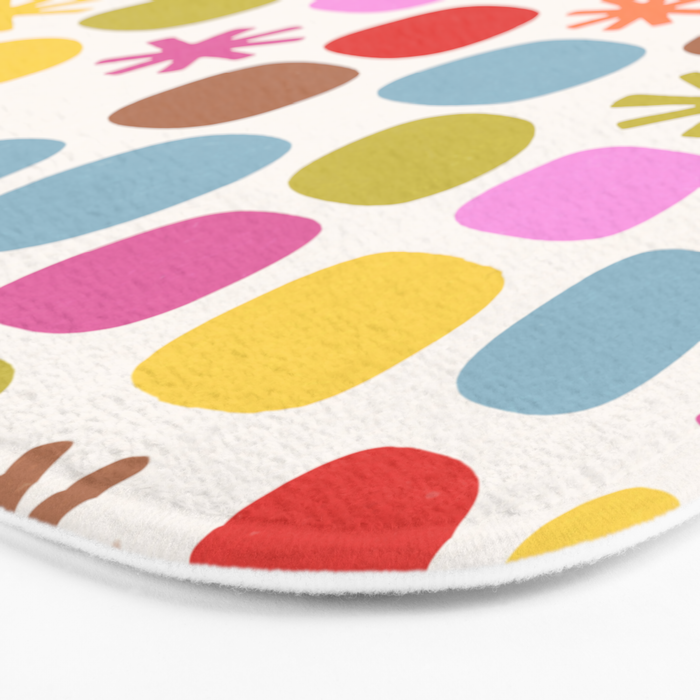 Happy Dot Parade Bath Mat Gallery Image 3