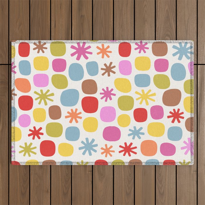 Happy Dot Parade Outdoor Rug Gallery Image 1