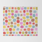 Happy Dot Parade Throw Blanket Gallery Image 2