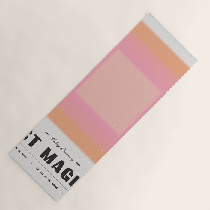 C'est Magique - Pink Yoga Mat Gallery Image 1