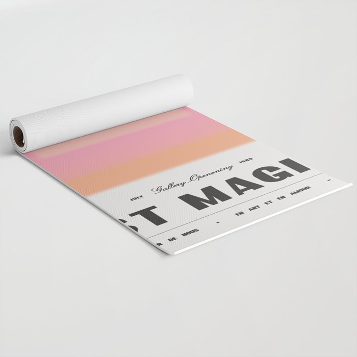 C'est Magique - Pink Yoga Mat Gallery Image 2