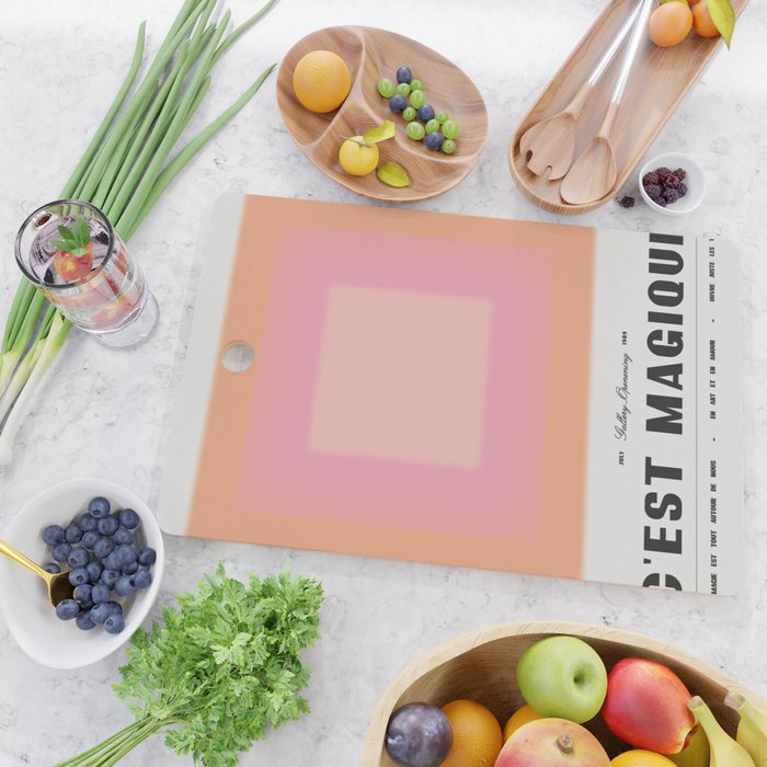 C'est Magique - Pink Cutting Board Gallery Image 2