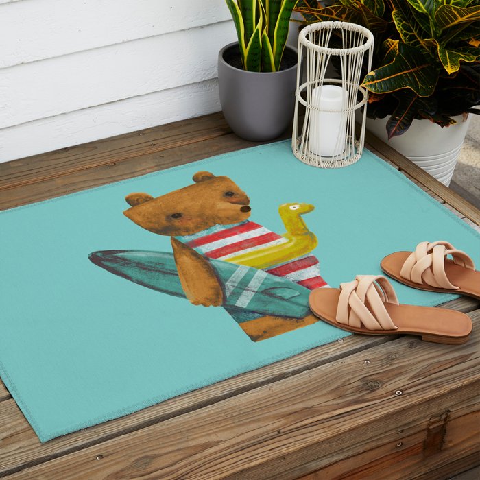 Summer Bear Outdoor Rug Gallery Image 2