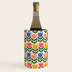 Tulip - Floral pattern 1 Wine Chiller Gallery Image 3