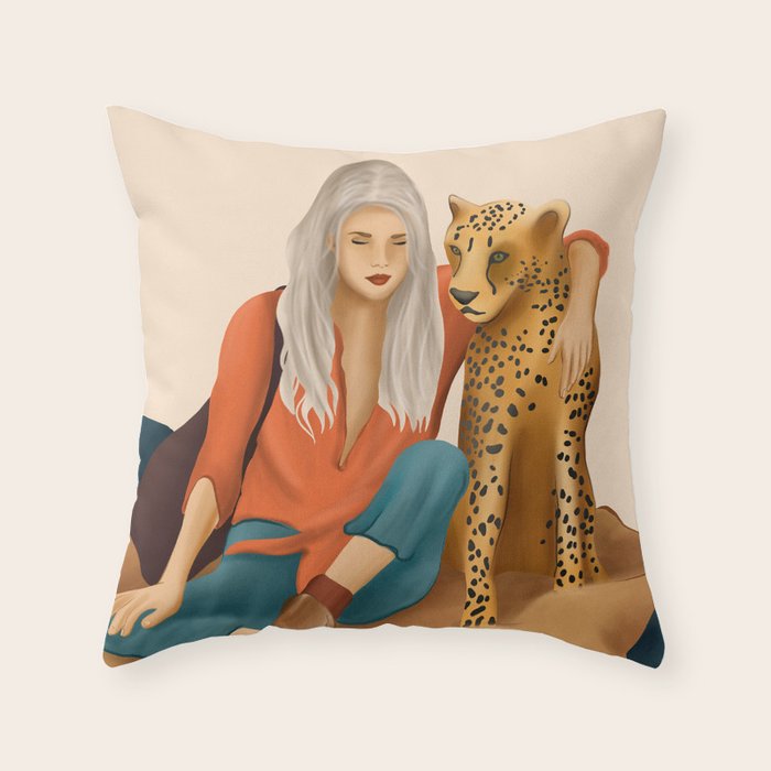 Into The Wild II Throw Pillow Gallery Image 6