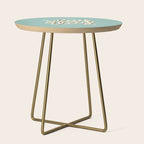 Slay the Day - Mint & Gold Palette Side Table Gallery Image 1