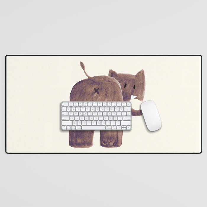 Elephant's butt Desk Mat Gallery Image 1