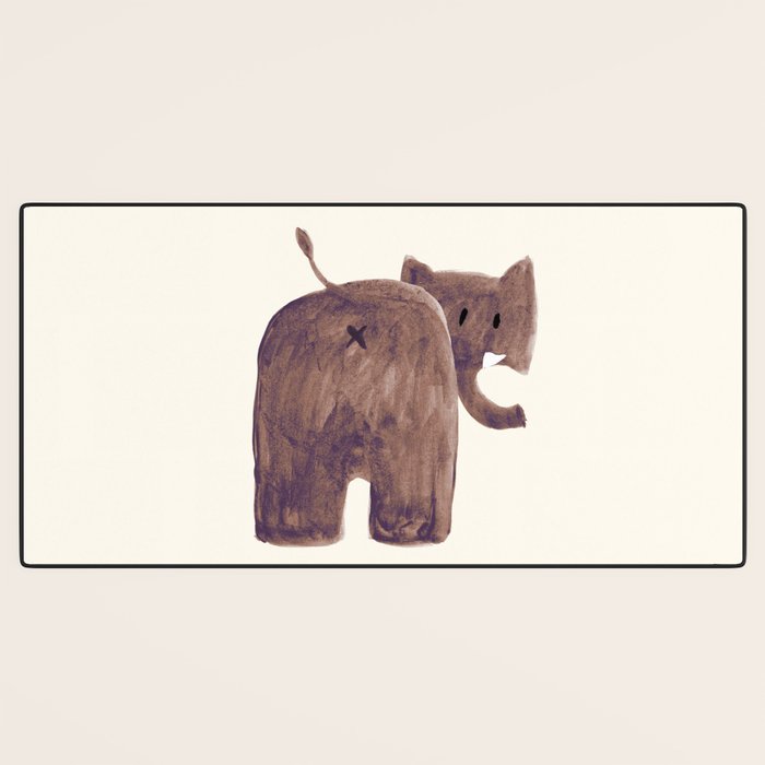 Elephant's butt Desk Mat Gallery Image 3