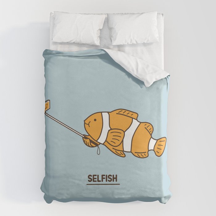 Selfish Duvet Cover Gallery Image 1