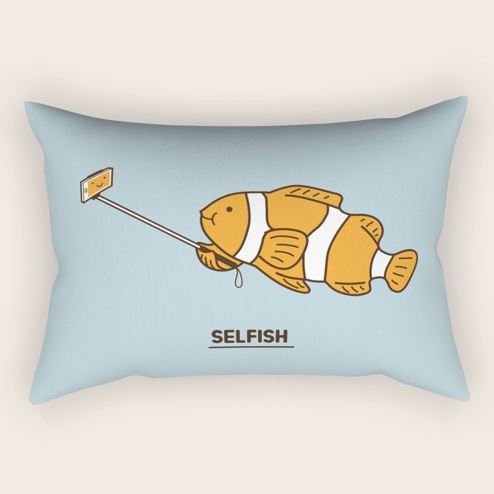 Selfish Rectangular Pillow Gallery Image 2
