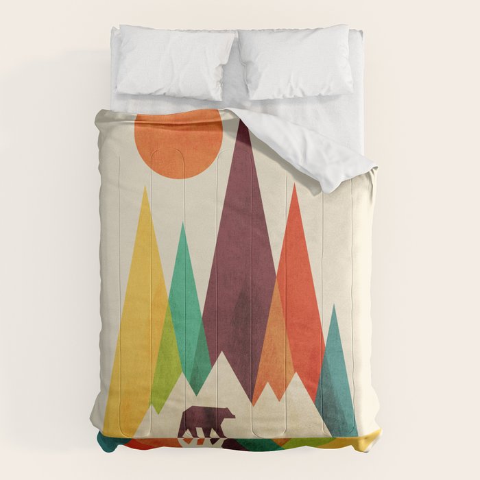 Bear In Whimsical Wild Comforter Gallery Image 1