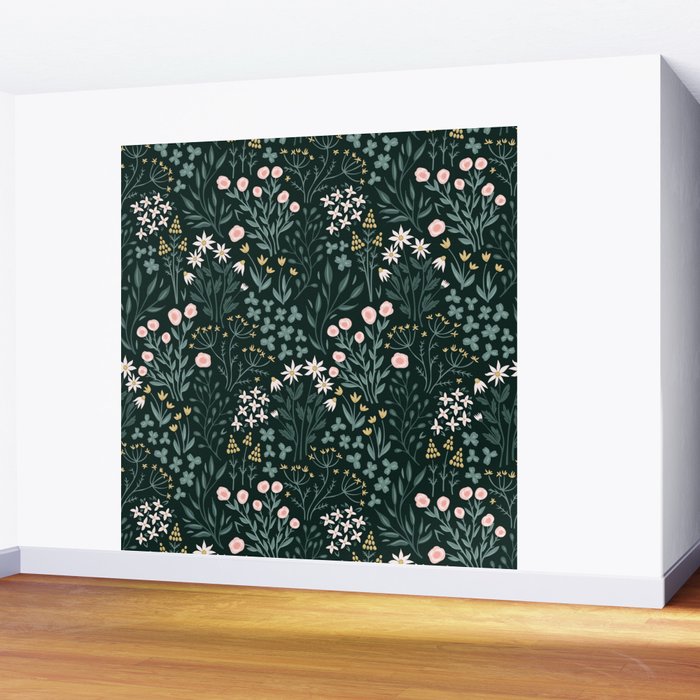 Wildflower Fields Wall Mural Gallery Image 2