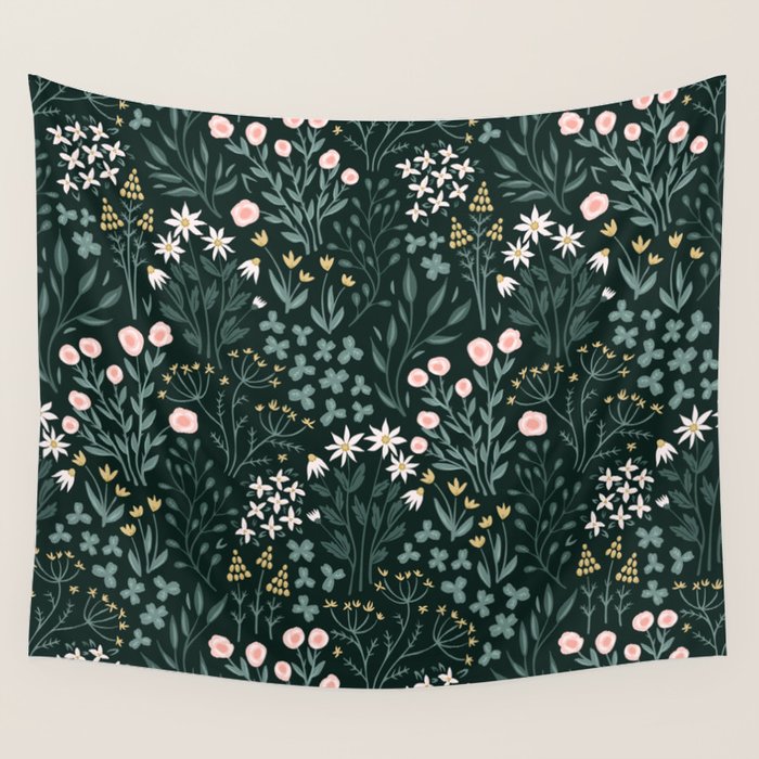Wildflower Fields Wall Tapestry Gallery Image 1