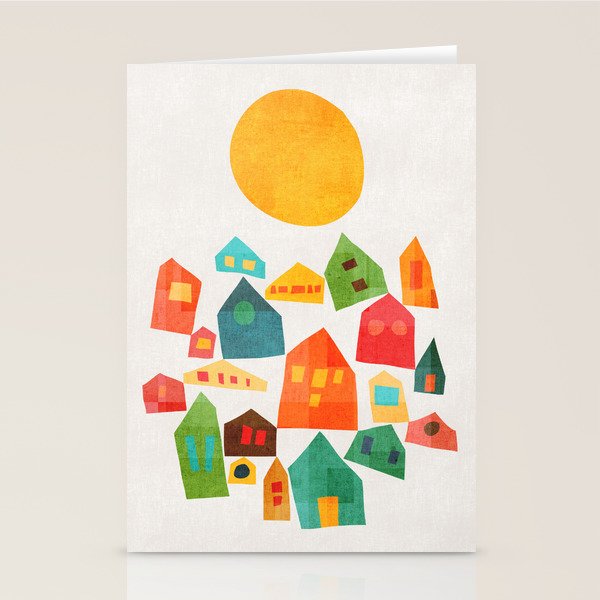 Looking at the same sun Stationery Card Gallery Image 2
