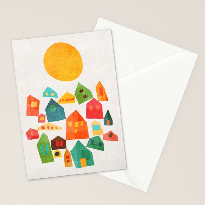Looking at the same sun Stationery Card Gallery Image 2