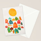 Looking at the same sun Stationery Card Gallery Image 2