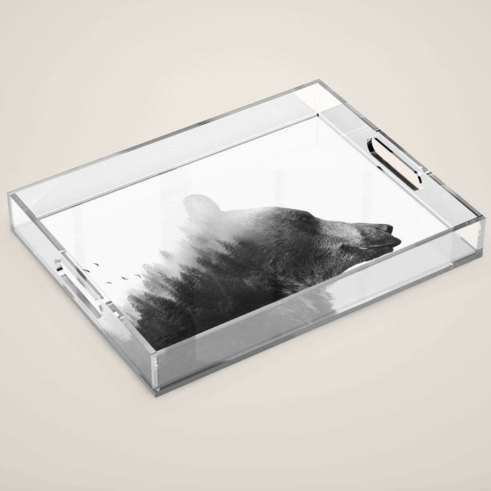Big Bear Acrylic Tray Gallery Image 1