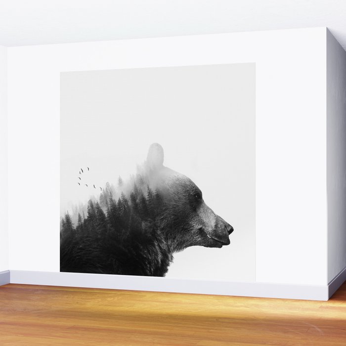 Big Bear Wall Mural Gallery Image 2