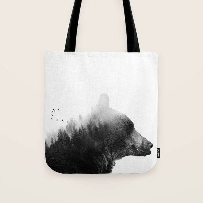 Big Bear Tote Bag Gallery Image 1