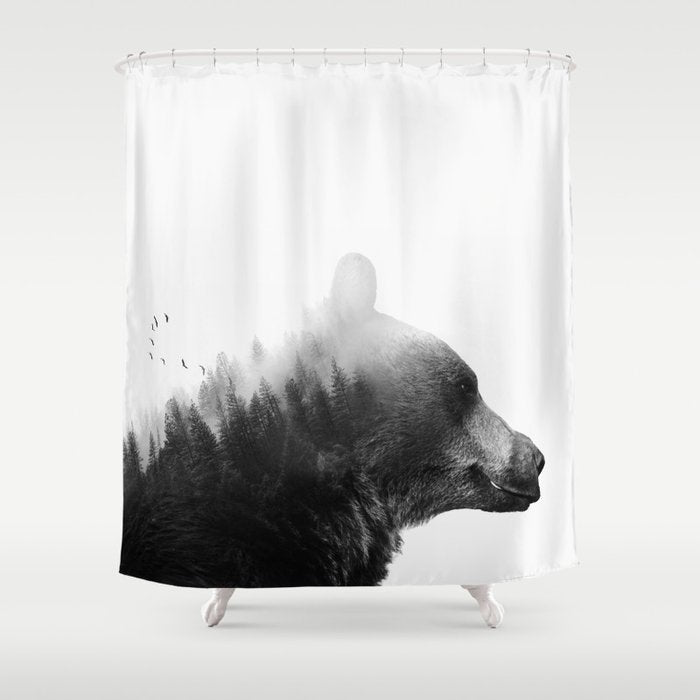 Big Bear Shower Curtain Gallery Image 1