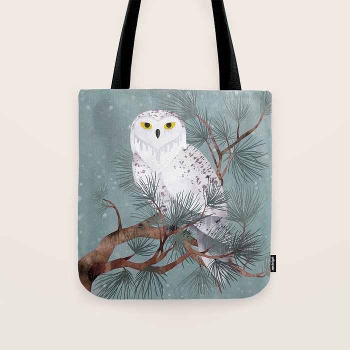 Snowy Tote Bag Gallery Image 1