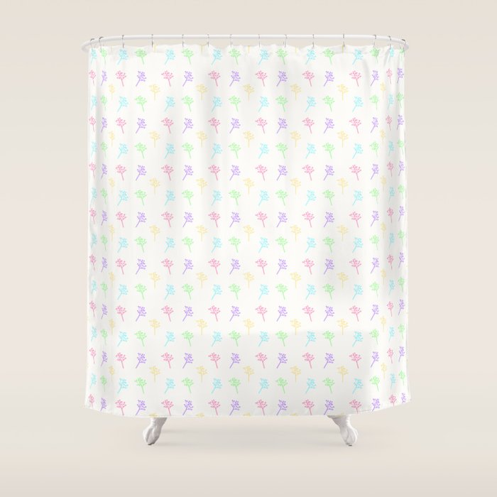 Colorful Joshua Trees Shower Curtain Gallery Image 1
