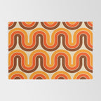 70s Retro Vintage Style 821 Autumn Rug Gallery Image 2